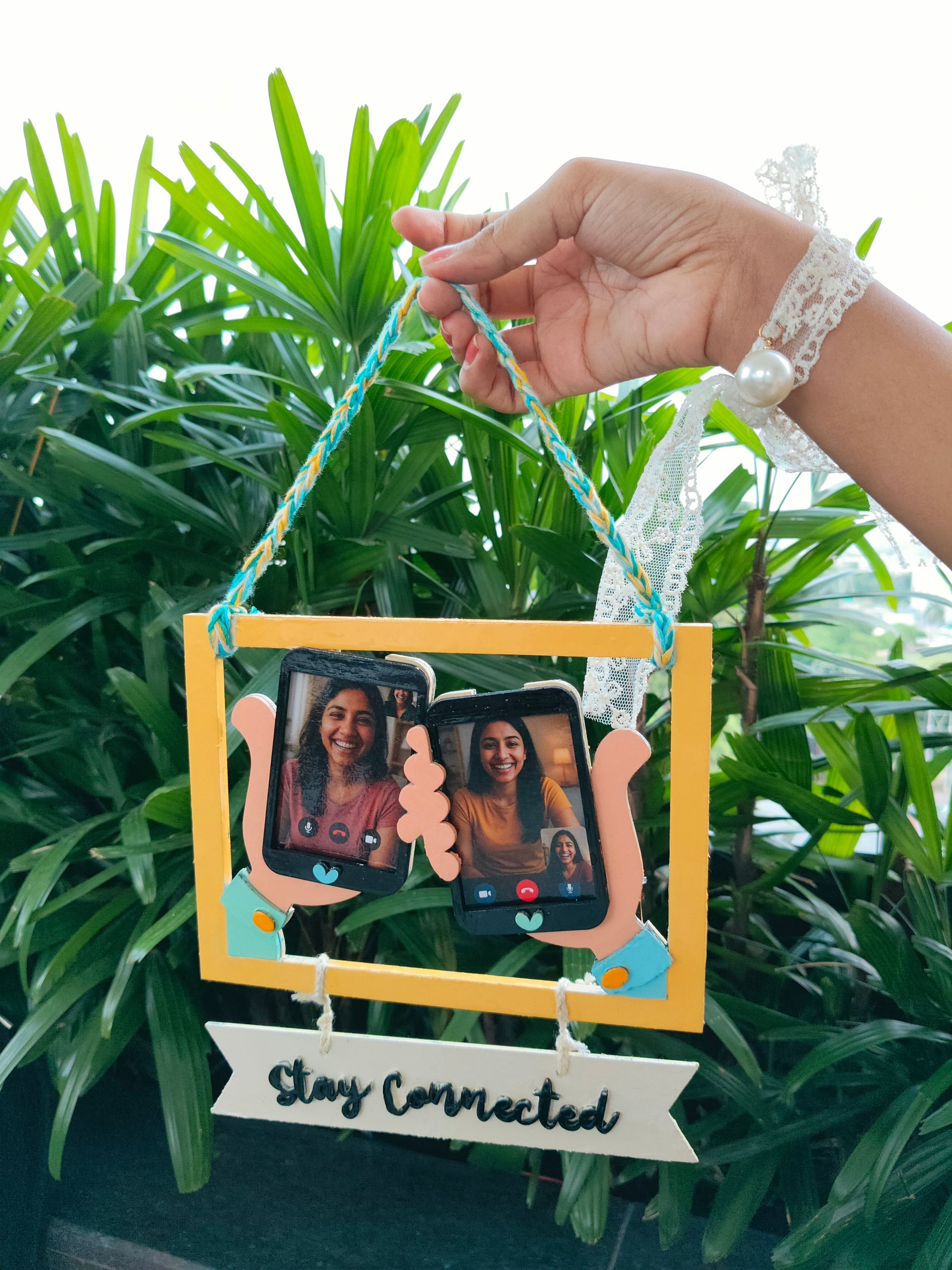 Stay Connected Photo Wall Hanging