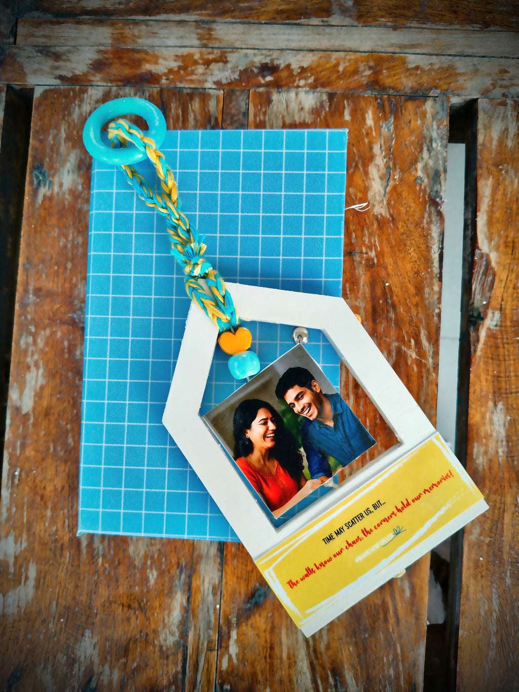 HOME Connection Hanging – with Cards & Rakhi Set
