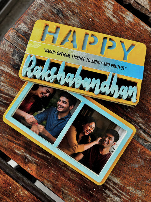Rakhi special photo box frame for Raksha Bandhan